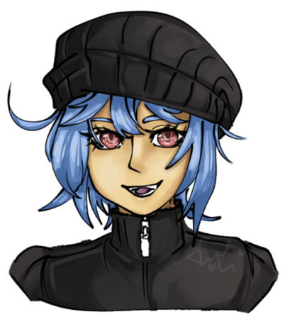 Headshot, Simple Char, Simple BG